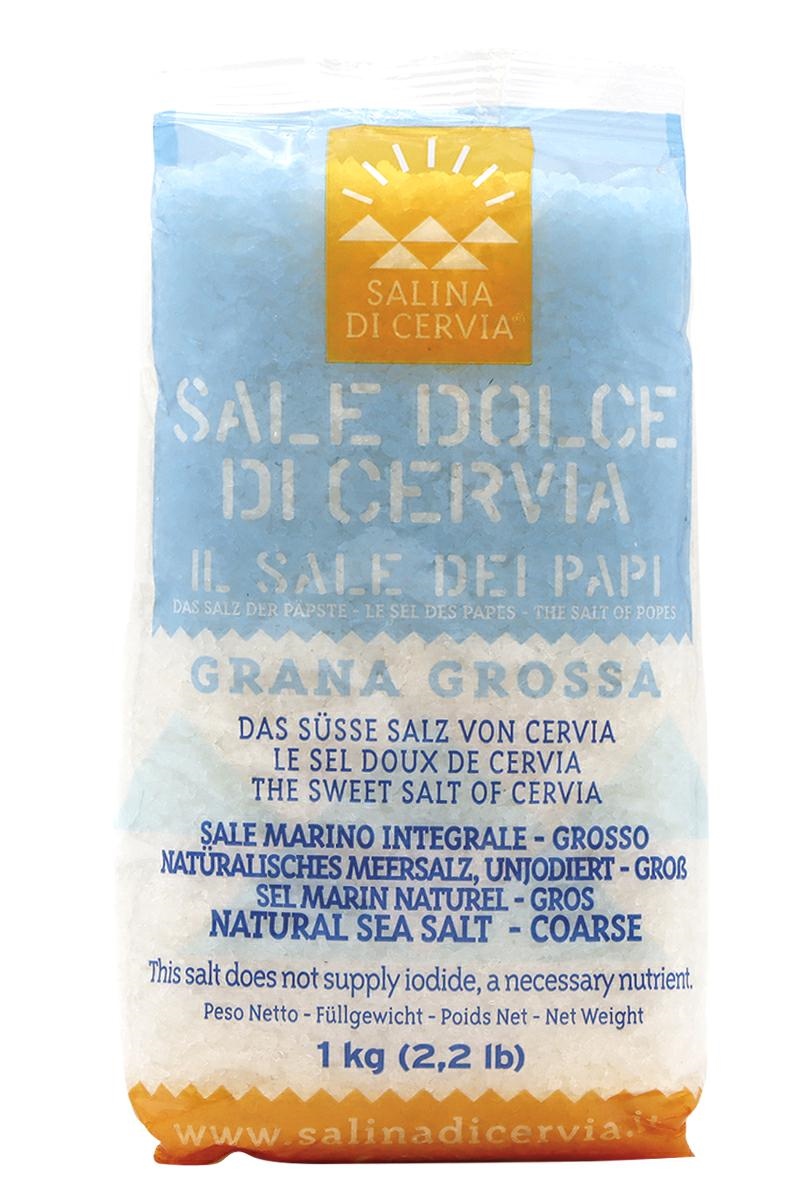 SALE DI CERVIA (NATURAL SEA SALT - COARSE GRIND) Kg 1