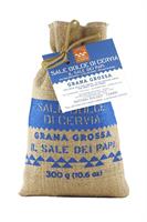 SALE DOLCE DI CERVIA (NATURAL SEA SALT - COARSE GRIND) JUTE BAG - 300G