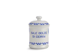 SALE DI CERVIA (NATURAL SEA SALT - COARSE GRIND) Kg 0.3 - CERAMIC VASE