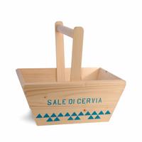 PANIERA (FIR-TREE WOODEN BASKET) BIG SIZE 43x34x35cm
